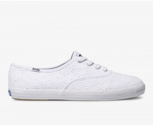 Keds Champion Daisy Eyelet Sneakers Damen Weiß | RVC639208