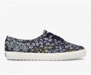 Keds Champion TRX Floral Sneakers Damen Navy | XNY162597