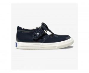 Keds Daphne Lack Slip On Mädchen Navy | HXI207463