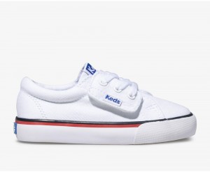 Keds Jump Kick Jr. Canvas Sneakers Mädchen Weiß | TAG406159