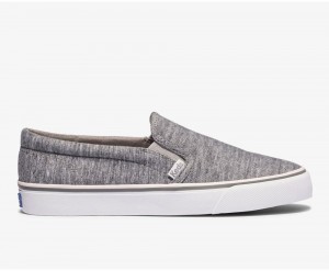 Keds Jump Kick Slip Jersey Slip On Damen Grau | TKF913042