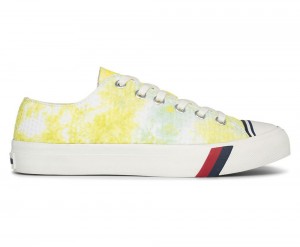 Keds Royal Lo Tie Dye Seersucker Sneakers Damen Gelb | NUD497062