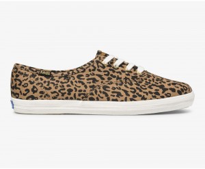 Keds Washable Champion Animal Sneakers Damen Braun | FCK418307