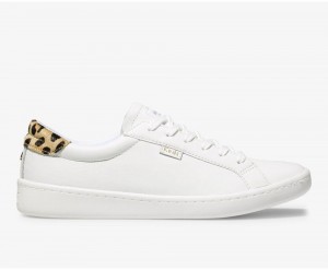 Keds x Kate Spade New York Ace Leder Calf Hair Sneakers Damen Weiß | TNU586230