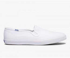 Keds x Organic Baumwoll Champion Slip On Damen Weiß | YNZ265701