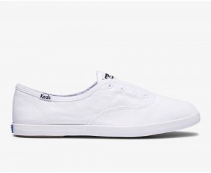 Keds x Organic Baumwoll Chillax Basics Slip On Damen Weiß | TID527014