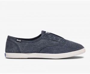 Keds x Organic Baumwoll Chillax Washable Slip On Damen Navy | DZX756823