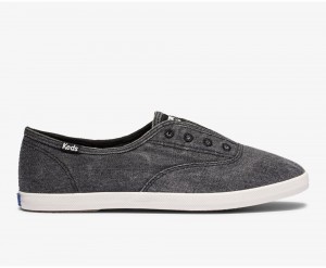 Keds x Organic Baumwoll Chillax Washable Slip On Damen Grau | KOY692048