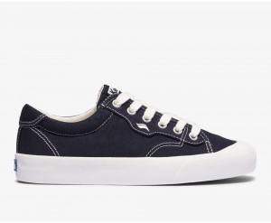 Keds x Organic Baumwoll Crew Kick 75 Sneakers Damen Navy | GKS698201