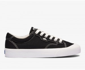 Keds x Organic Baumwoll Crew Kick 75 Sneakers Damen Schwarz | ZIO084239