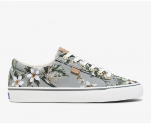 Keds x Organic Baumwoll Jump Kick Tropical Sneakers Damen Grün | SUR260479