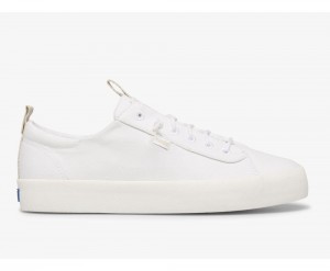 Keds x Organic Baumwoll Kickback Slip On Damen Weiß | IRC072358