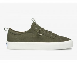 Keds x Organic Baumwoll Kickback Washable Slip On Damen Grün | FLU598147