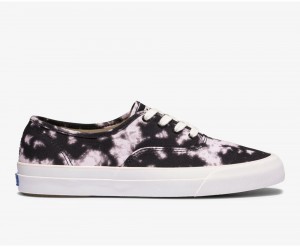 Keds x Organic Baumwoll Surfer Tie Dye Sneakers Damen Schwarz Lila | BIU817420