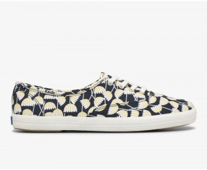 Keds x Organic Baumwoll Washable Champion Floral Sneakers Damen Navy Mehrfarbig | TEP873914