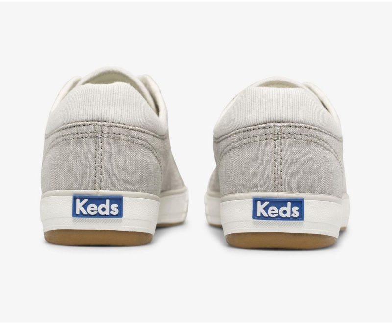 Keds Center II Chambray Stripe Sneakers Damen Grau | HDS843925