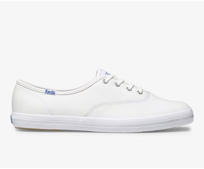 Keds Champion Original Leder Sneakers Damen Weiß | IOC765948