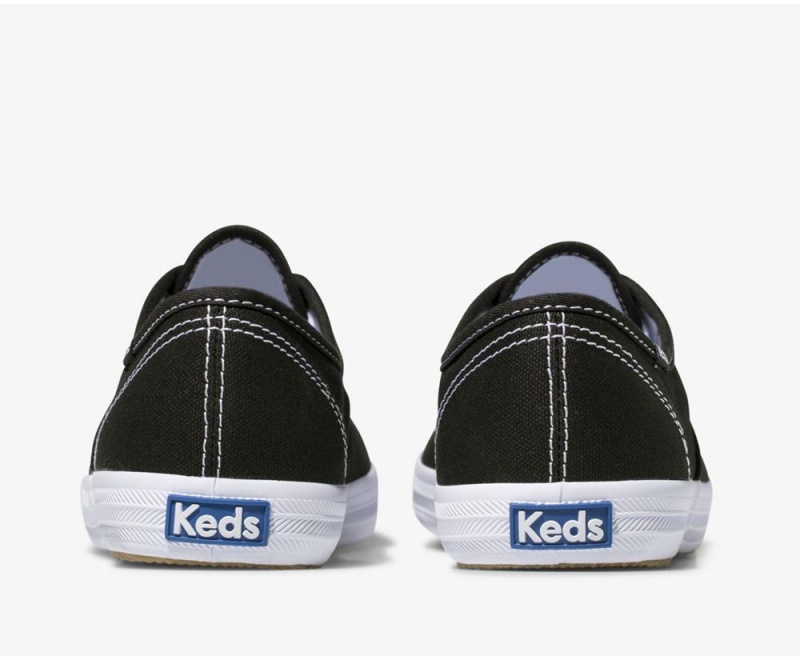 Keds Champion Original Sneakers Damen Schwarz Weiß | HJB285913