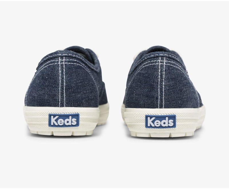 Keds Champion TRX Eco Denim Sneakers Damen Blau | HOZ692350