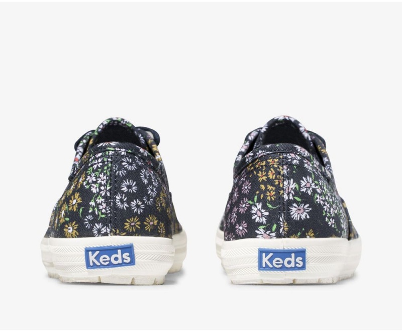 Keds Champion TRX Floral Sneakers Damen Navy | XNY162597