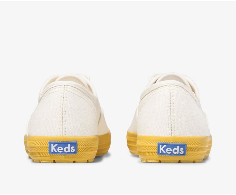 Keds Champion TRX Sneakers Damen Weiß Gelb | IWL194375