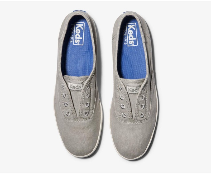 Keds Chillax Seasonal Washable Slip On Damen Grau | RGK285043