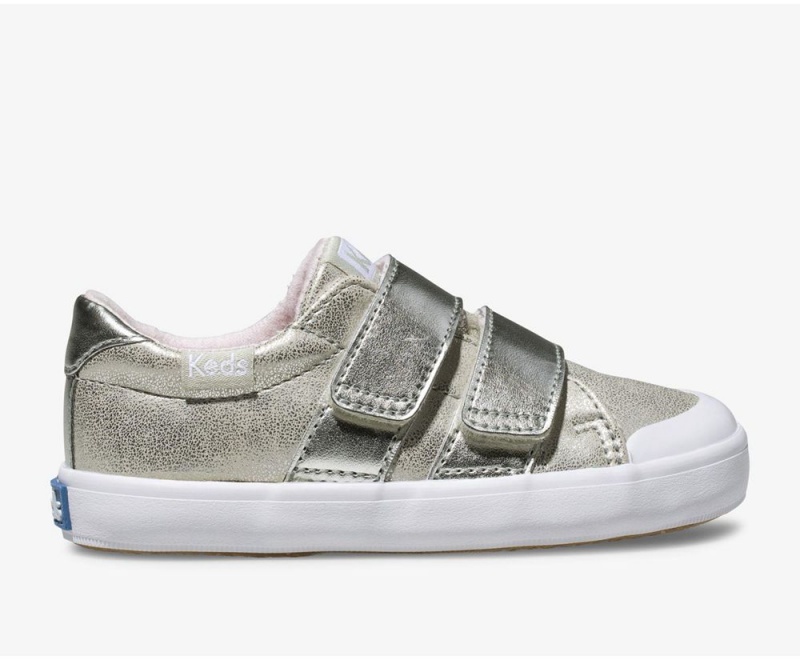 Keds Courtney Slip On Mädchen Silber | XUQ035481