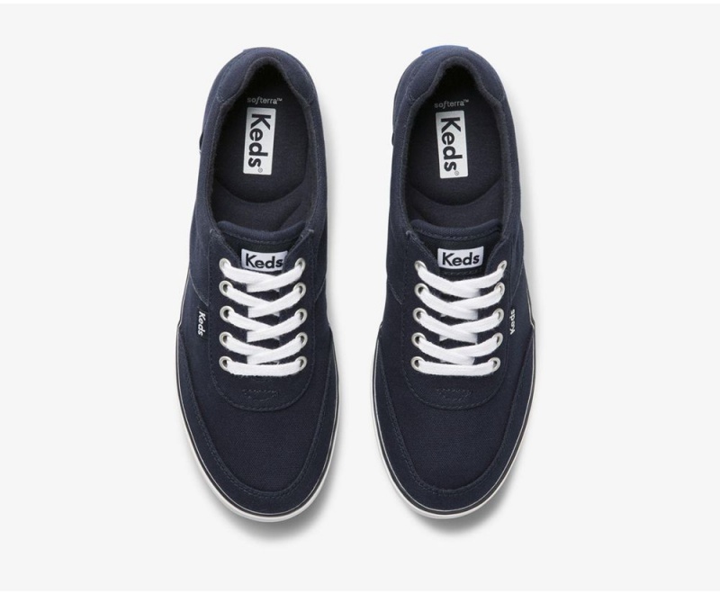 Keds Courty II Canvas Sneakers Damen Navy | PQH467105