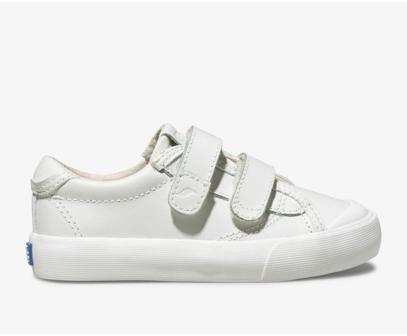 Keds Crew Kick 75 2V Leder Slip On Mädchen Weiß | MDG390482