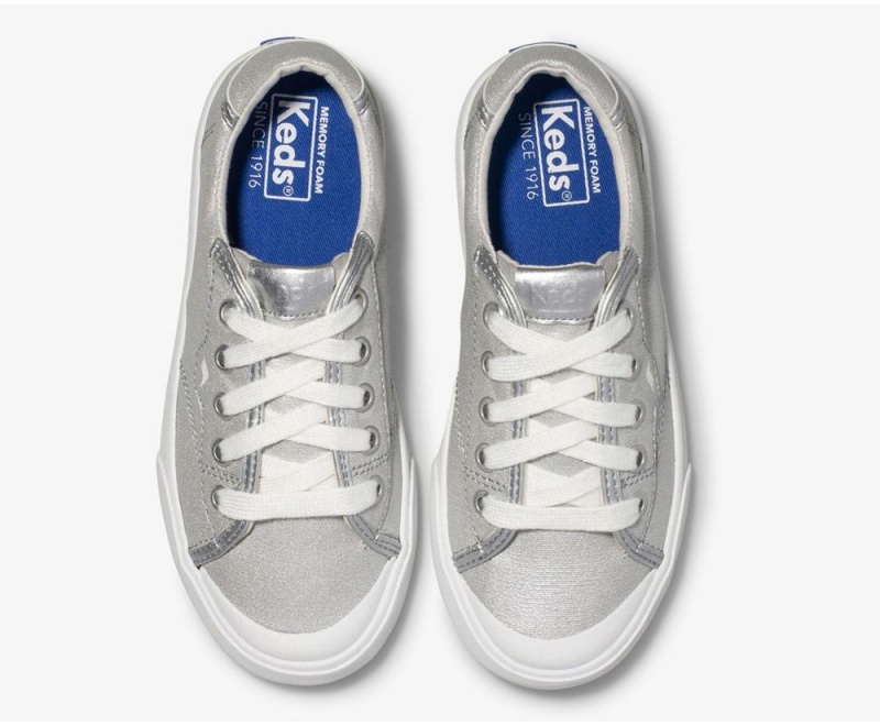 Keds Crew Kick 75 Sneakers Mädchen Silber | KRA527830