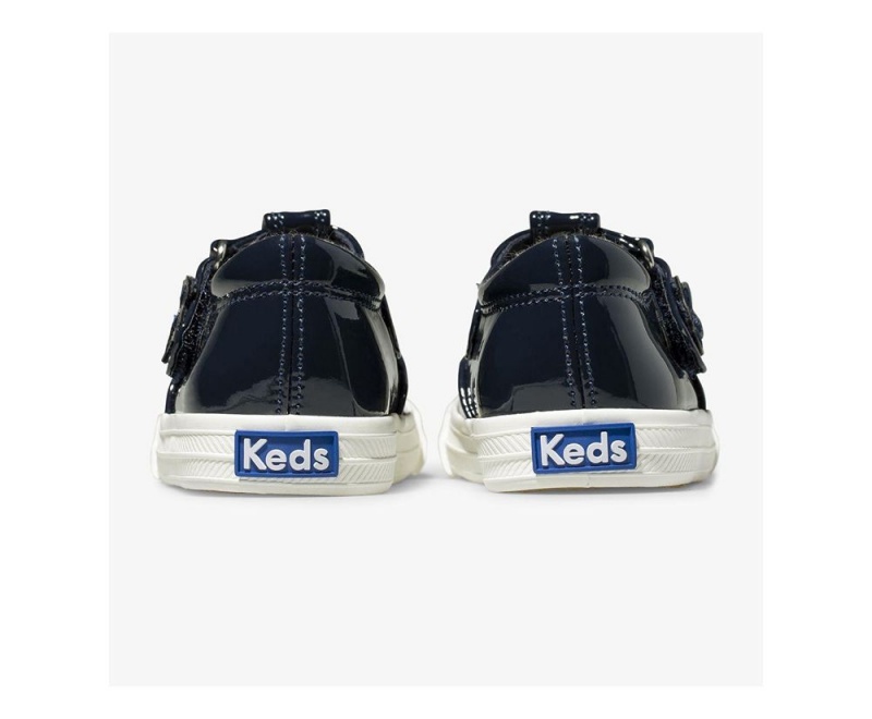 Keds Daphne Lack Slip On Mädchen Navy | HXI207463