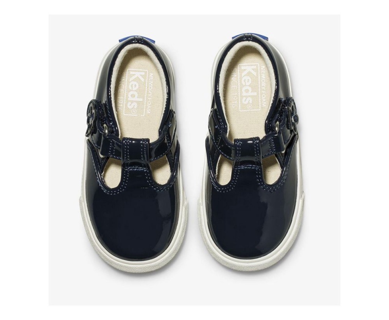 Keds Daphne Lack Slip On Mädchen Navy | HXI207463