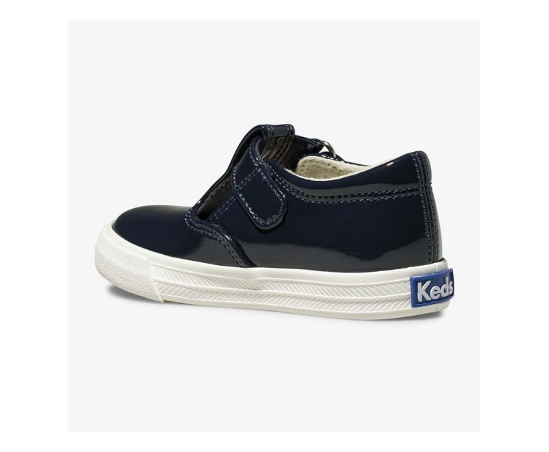 Keds Daphne Lack Slip On Mädchen Navy | HXI207463