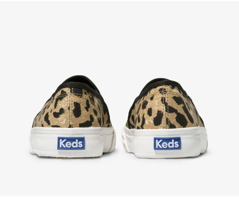 Keds Double Decker Slip On Damen Braun Schwarz | SPI915234