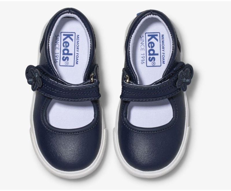 Keds Ella Mary Jane Slip On Mädchen Navy | SIT750394