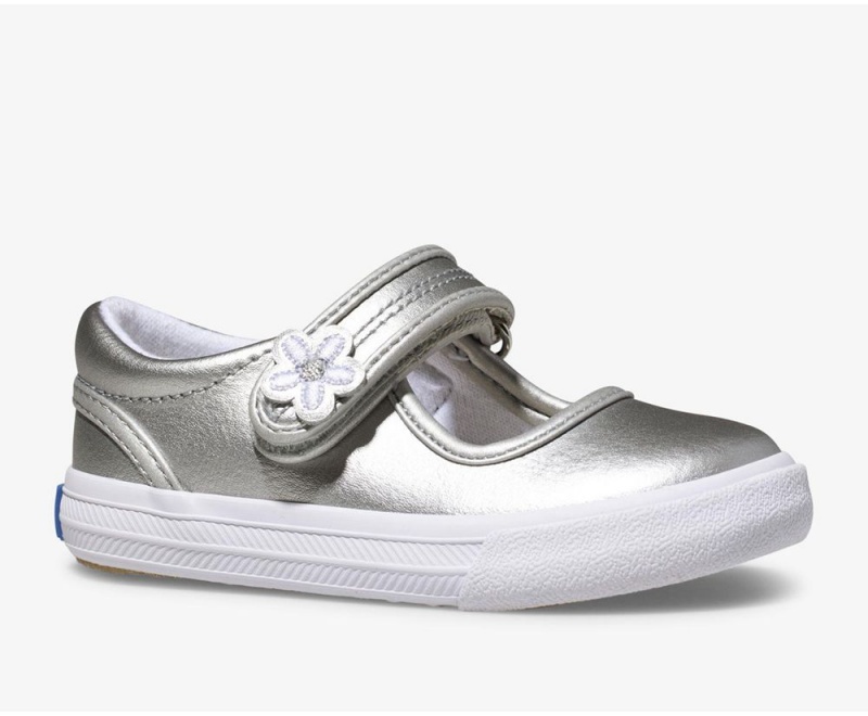 Keds Ella Mary Jane Slip On Mädchen Silber | JTY531806