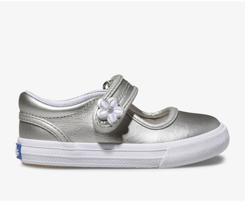 Keds Ella Mary Jane Slip On Mädchen Silber | JTY531806