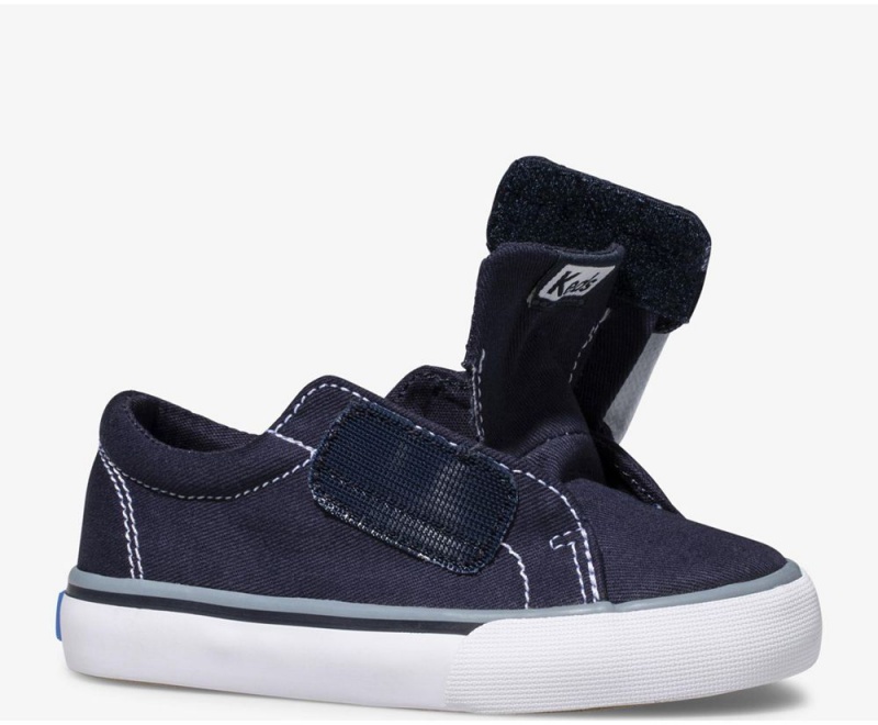 Keds Jump Kick Jr. Canvas Sneakers Mädchen Navy | LWR586149