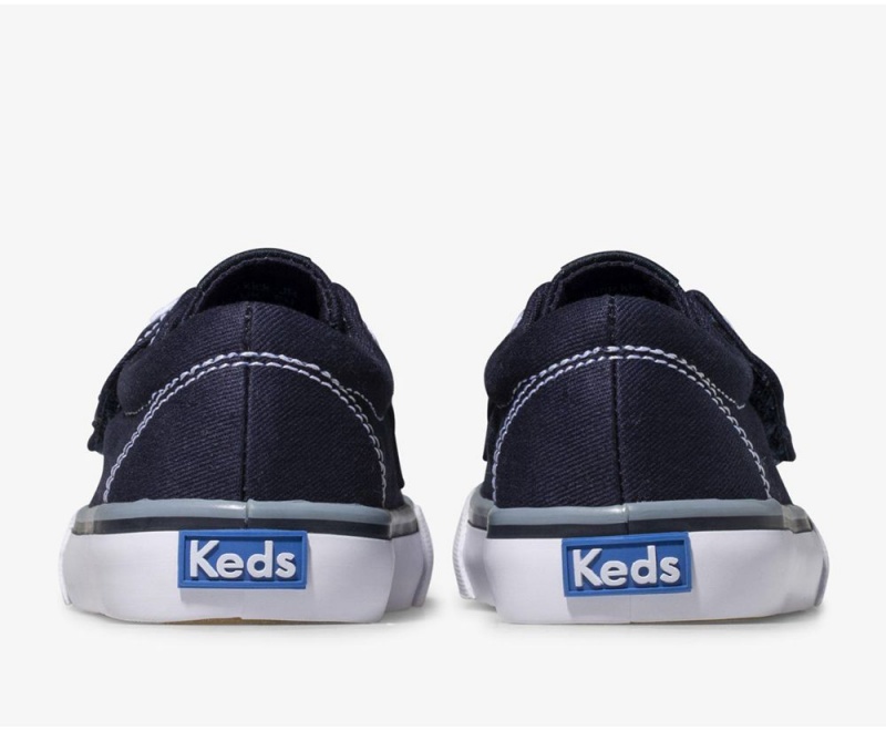 Keds Jump Kick Jr. Canvas Sneakers Mädchen Navy | LWR586149