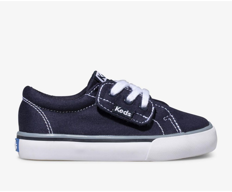 Keds Jump Kick Jr. Canvas Sneakers Mädchen Navy | LWR586149