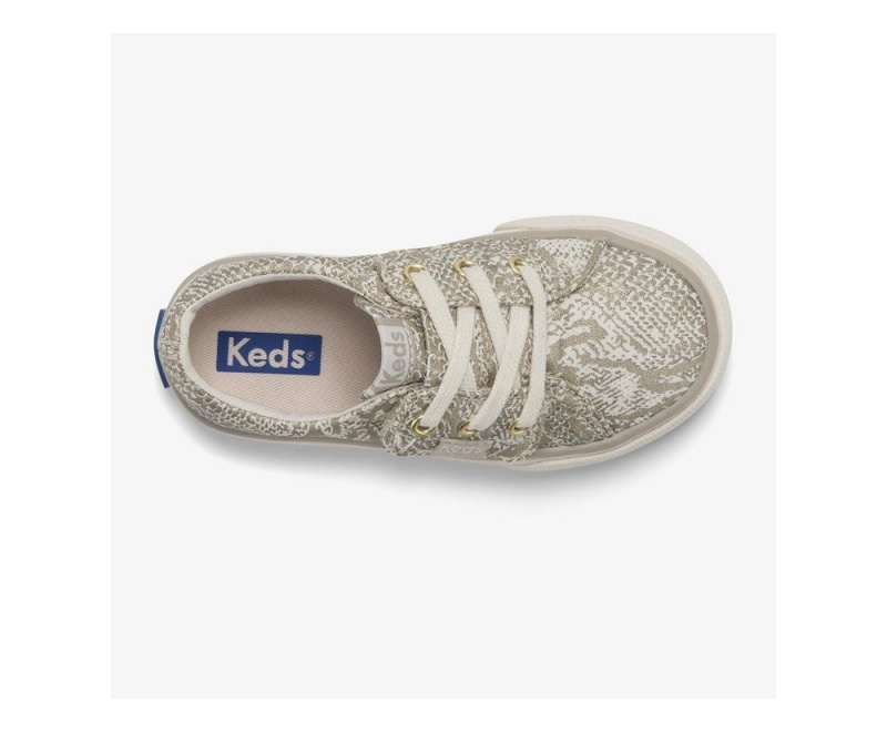 Keds Jump Kick Jr. Sneakers Mädchen Grau Weiß | WHF953160