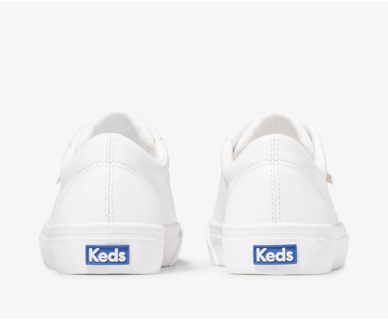 Keds Jump Kick Leder Sneakers Damen Weiß | KJT735281