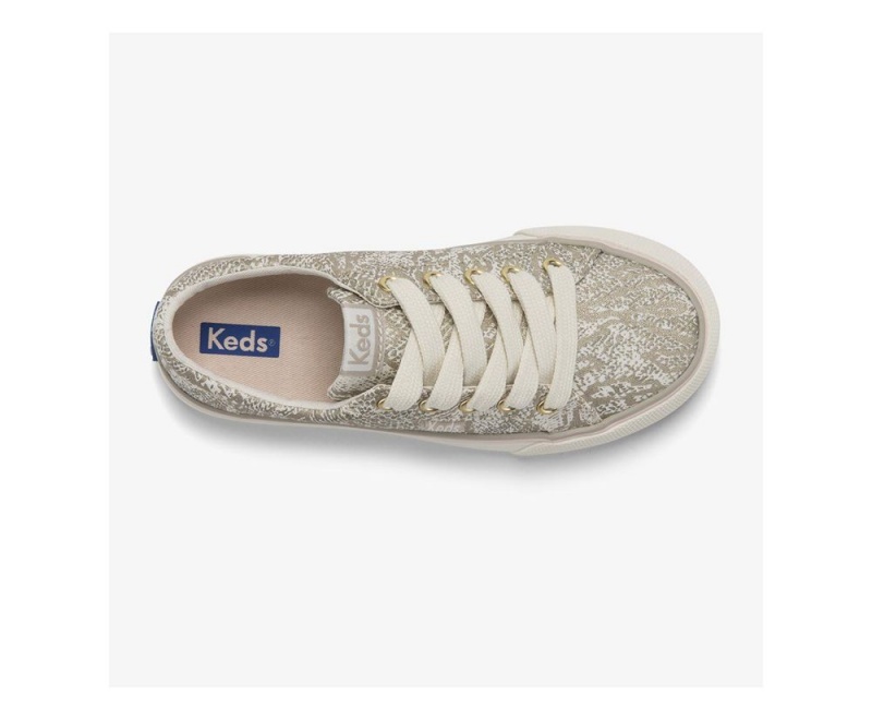 Keds Jump Kick Sneakers Mädchen Grau Weiß | VJE715624