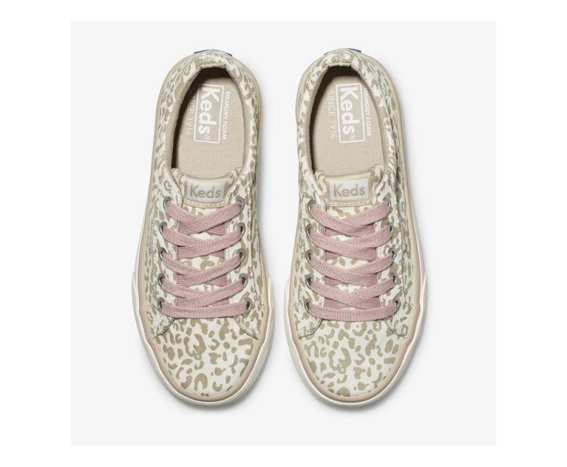 Keds Jump Kick Sneakers Mädchen Leopard | EYW041239