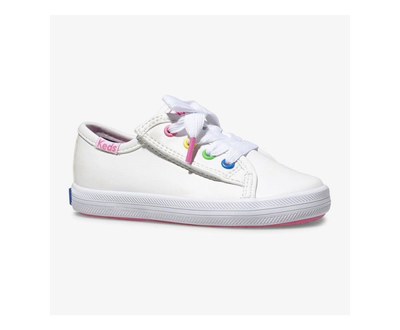 Keds KickstartEyelets Jr. Sneakers Mädchen Weiß | ODQ094371