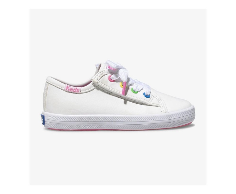 Keds KickstartEyelets Jr. Sneakers Mädchen Weiß | ODQ094371