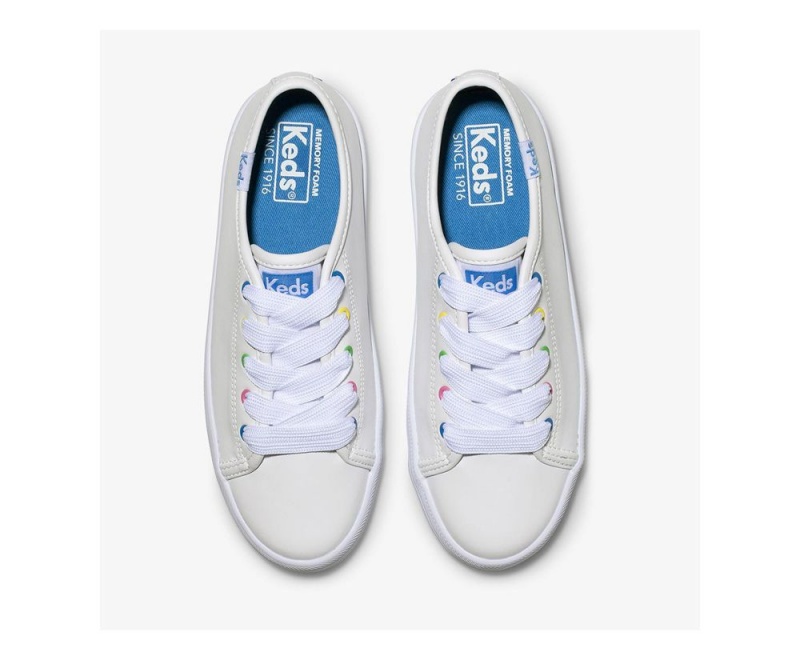 Keds KickstartEyelets Sneakers Mädchen Weiß | FRV039715