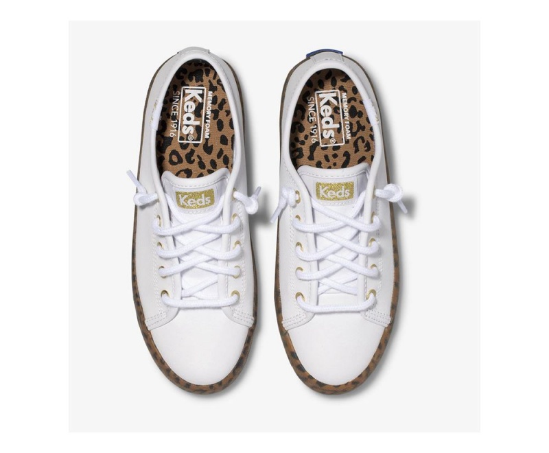 Keds KickstartFoxing Sneakers Mädchen Weiß | HUQ485706