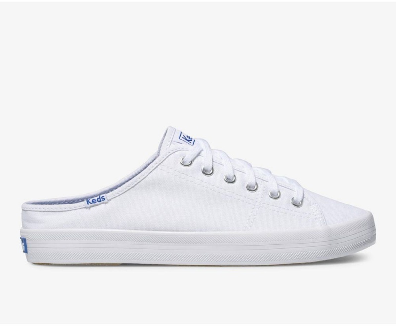 Keds Kickstart Canvas Mules Damen Weiß | ZEU269385