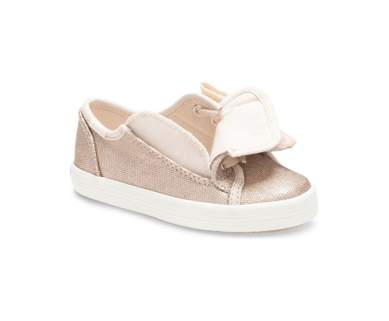 Keds Kickstart Jr. Sneakers Mädchen Rosa Gold | KGX769018